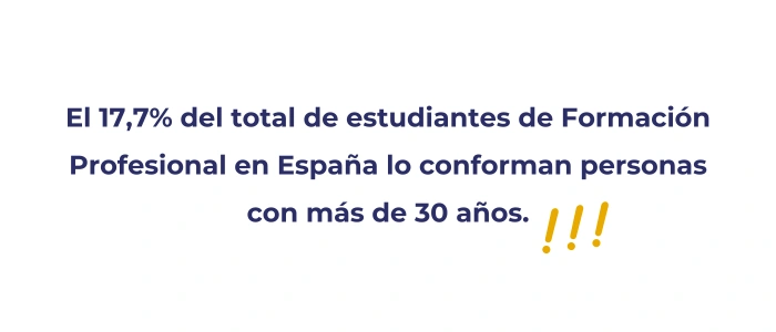 ¿cuantos mayores de 30 años hacen fp?